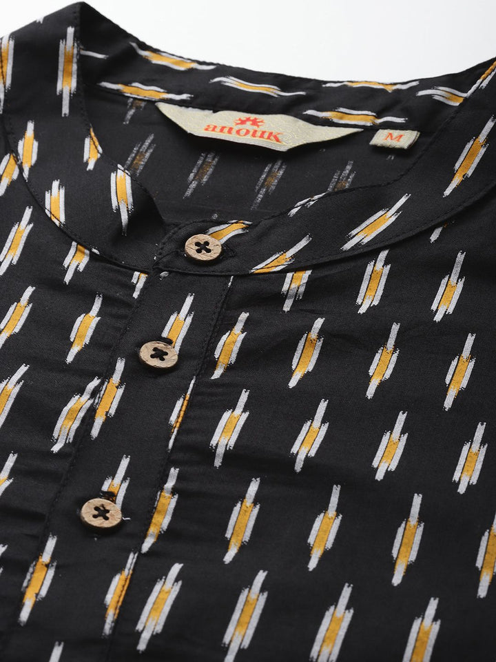 Anouk Printed Pure Cotton Kurta with Trousers