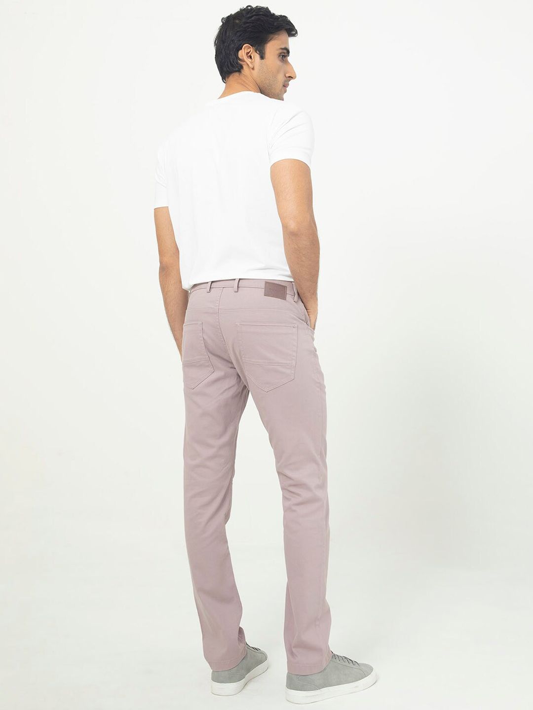 RARE RABBIT Men Poke-2 Mid-Rise Slim Fit Cotton Chino Trouser