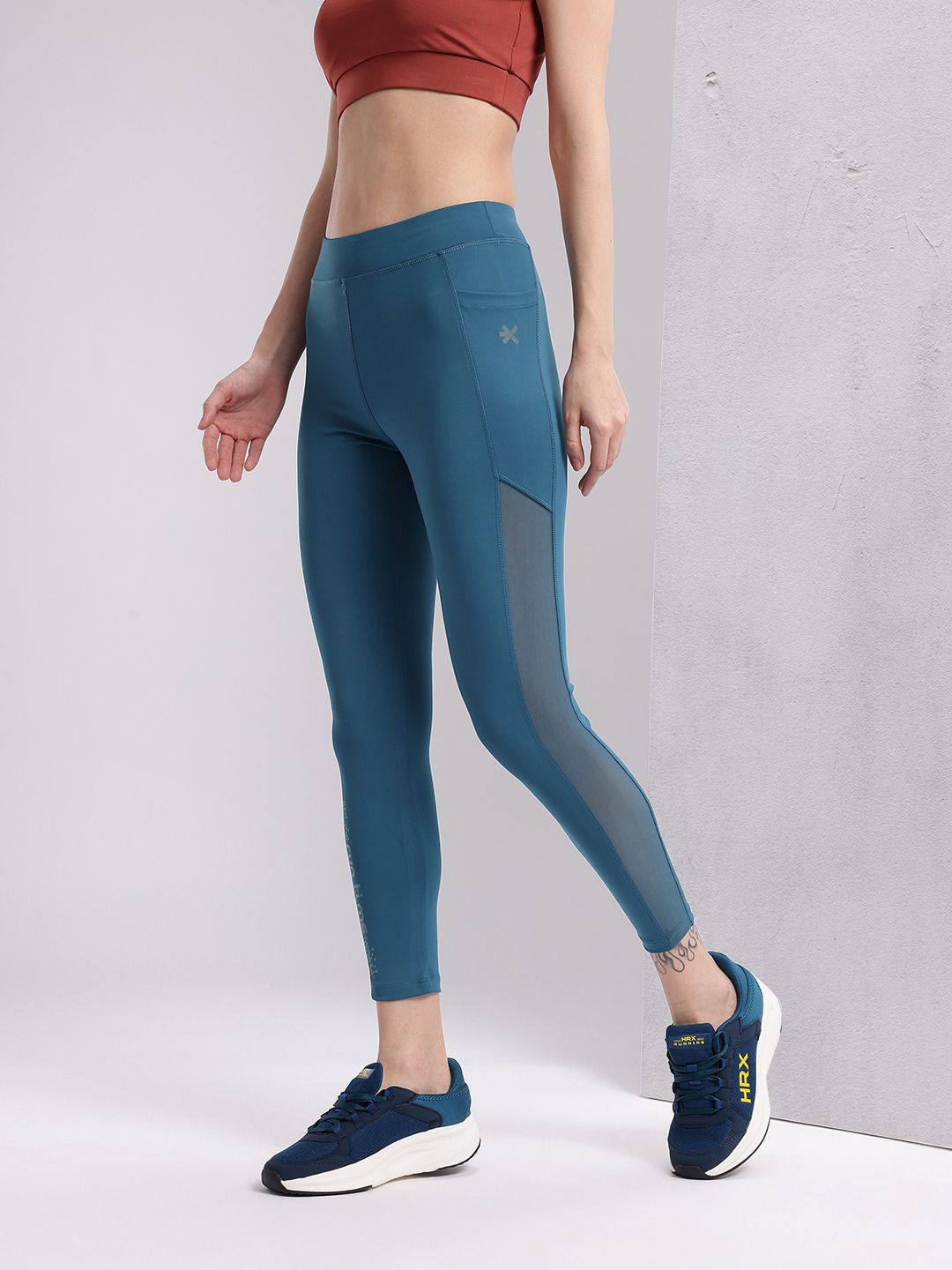 HRX by Hrithik Roshan Women Rapid-Dry Running Cropped Track Pants