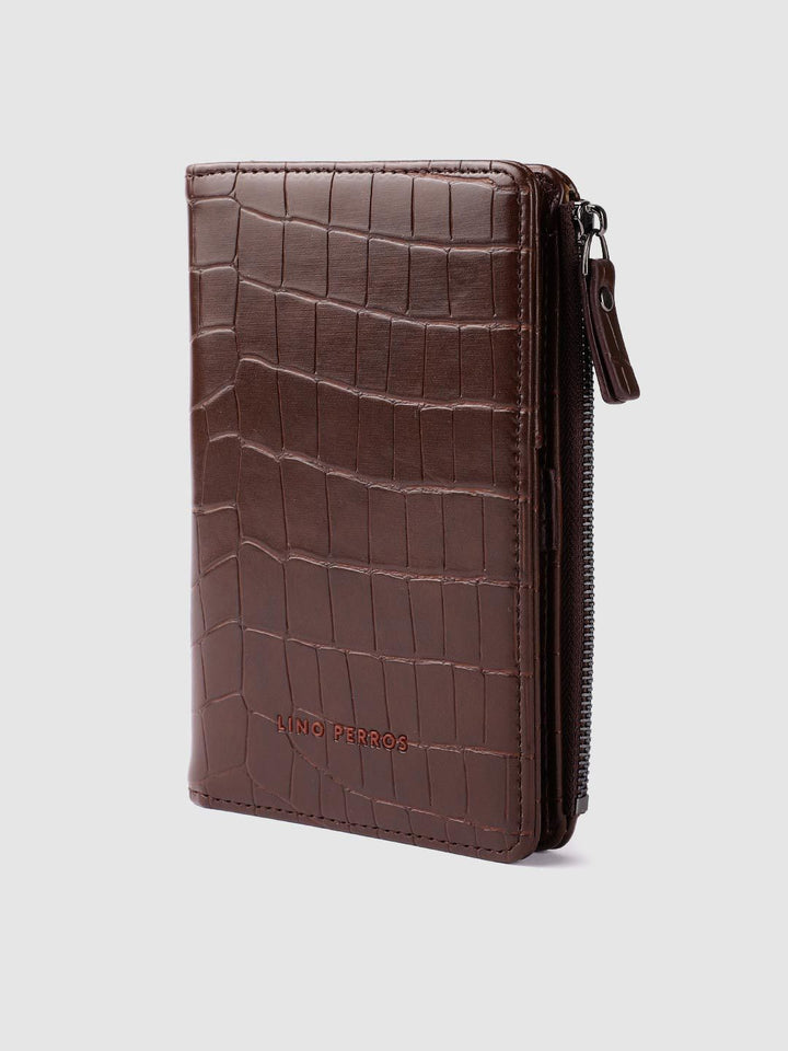 Lino Perros Women Textured Passport Holder