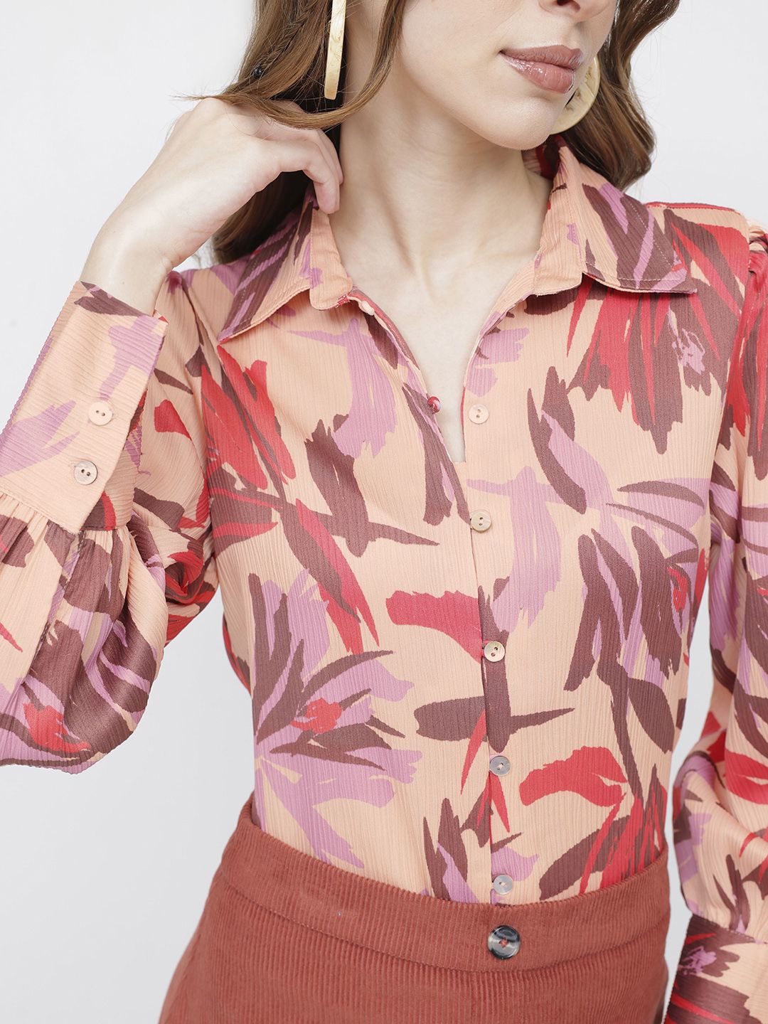DressBerry Urban Oasis Printed Shirt