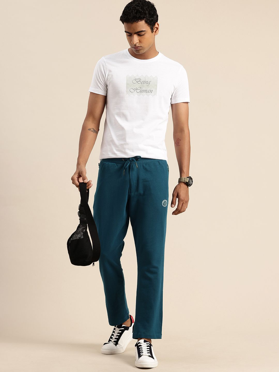 Being Human Men Pure Cotton Track Pant