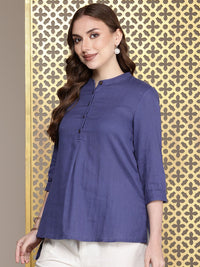House of Pataudi Pure Cotton A-Line Jashn Kurti