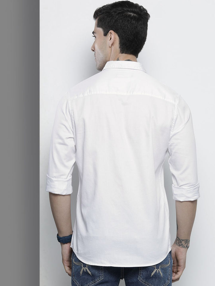 The Indian Garage Co Solid Pure Cotton Shirt