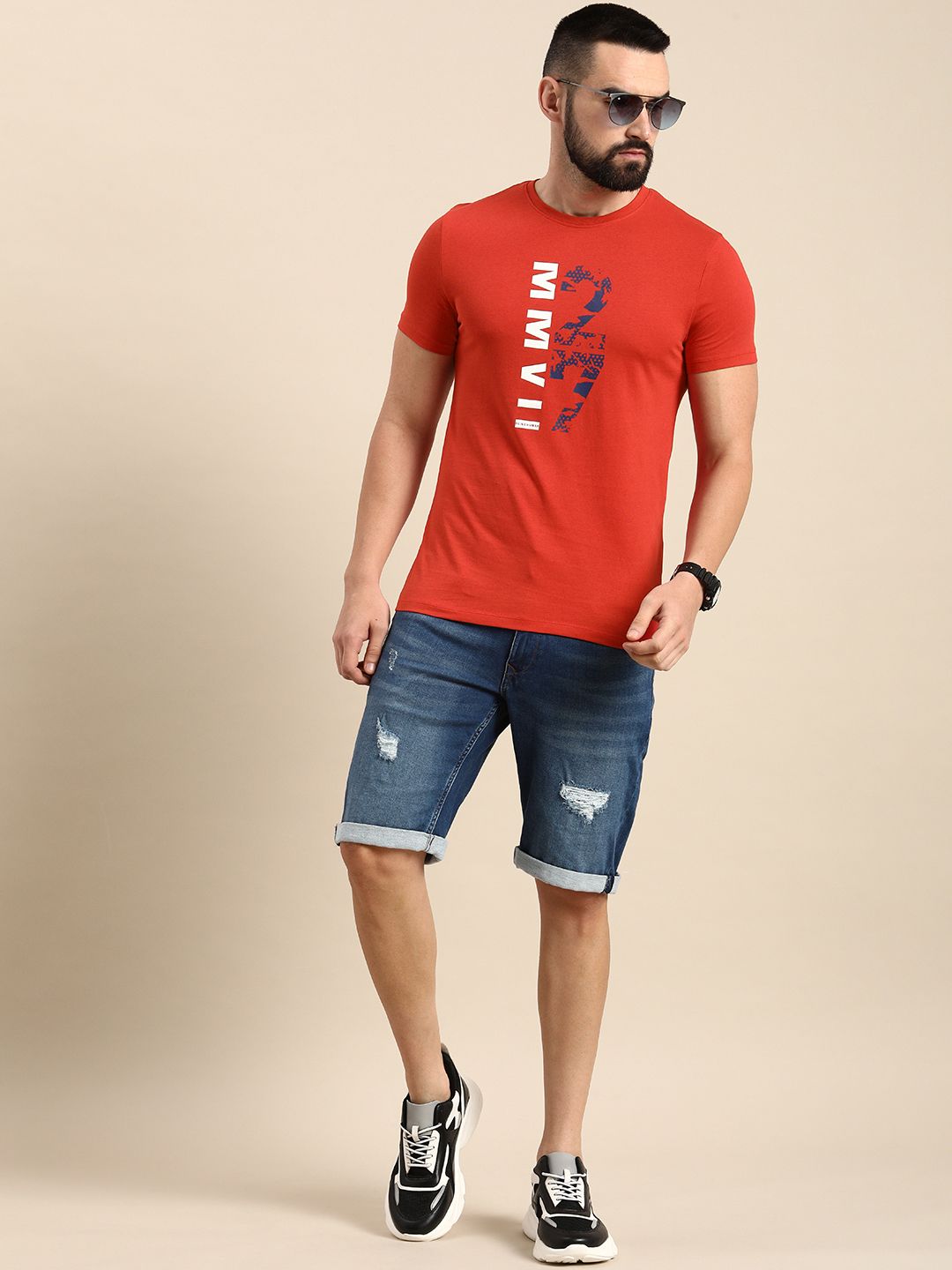 Being Human Graphic Printed Pure Cotton T-shirt