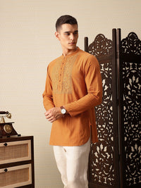 House of Pataudi Yoke Design Embroidered Jashn Kurta