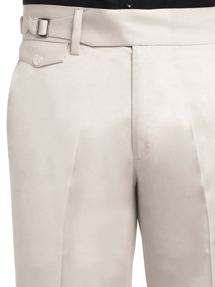 KLOTTHE Men Cotton Rich Solid Slim Fit Gurkha Pants