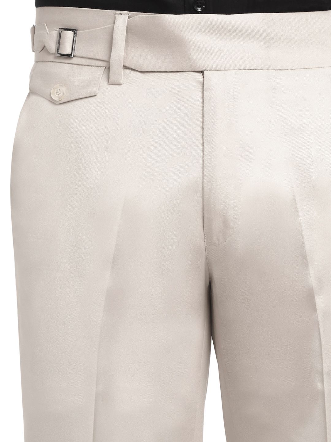 KLOTTHE Men Cotton Rich Solid Slim Fit Gurkha Pants