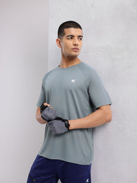 HRX by Hrithik Roshan Brand Logo Detail Raglan Sleeves Rapid-Dry Training T-shirt