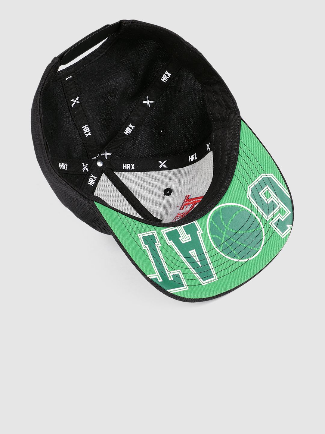 HRX by Hrithik Roshan Unisex Black Snapback Cap