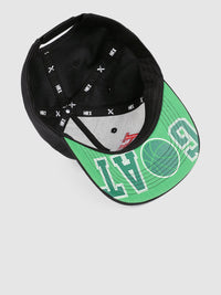 HRX by Hrithik Roshan Unisex Black Snapback Cap