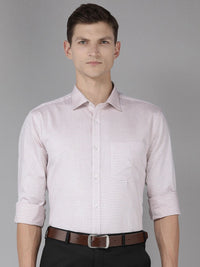 Park Avenue Self Design Slim Fit Pure Cotton Formal Shirt
