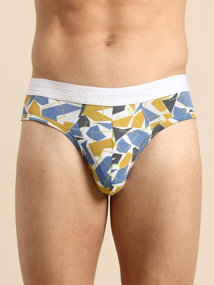 Being Human Men Printed Micro Technology Briefs BHMUB24507