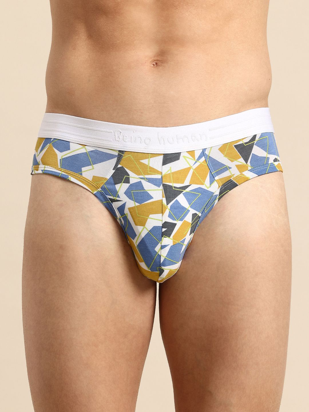 Being Human Men Printed Micro Technology Briefs BHMUB24507