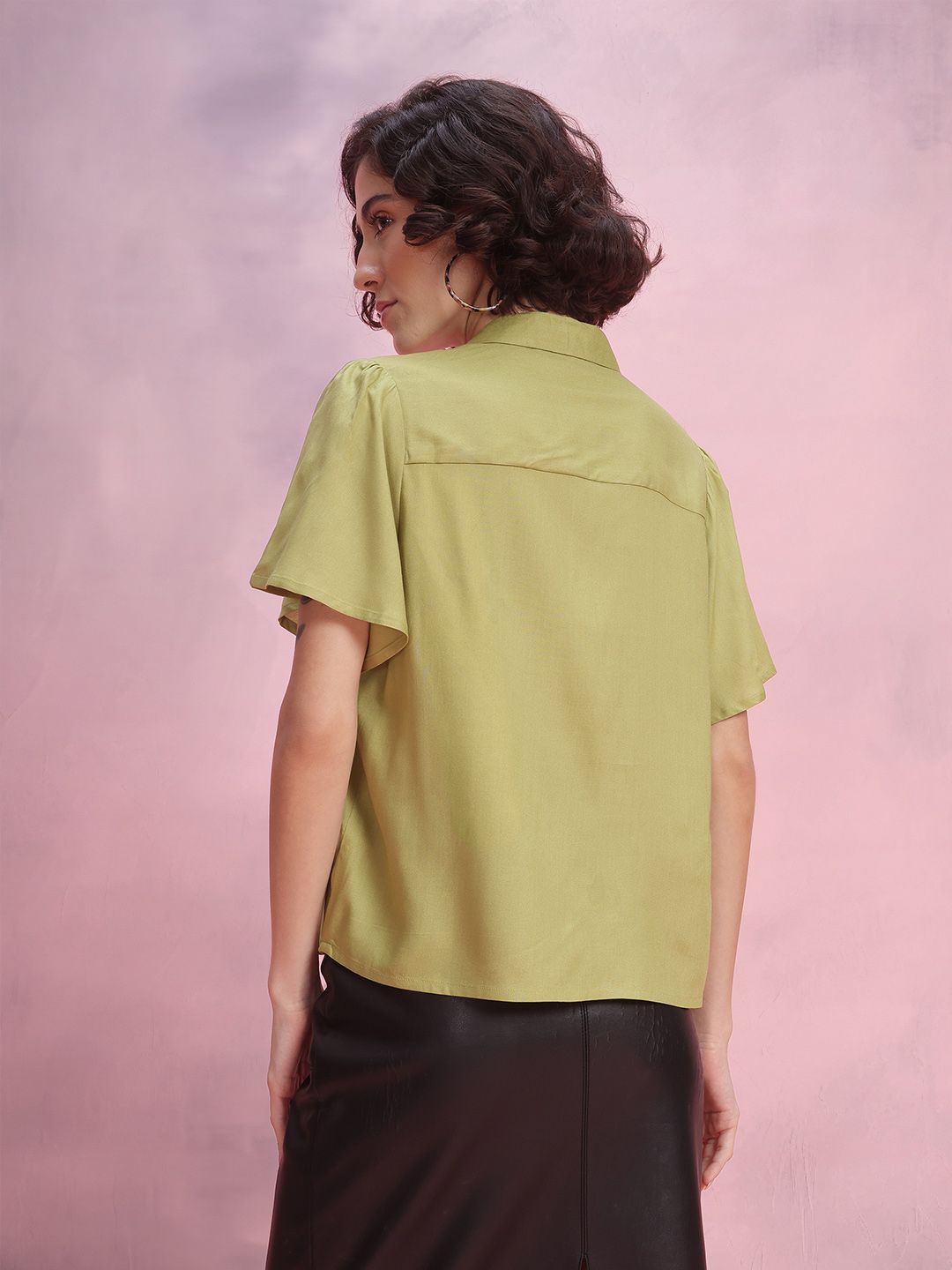 DressBerry Flared Sleeves Casual Shirt