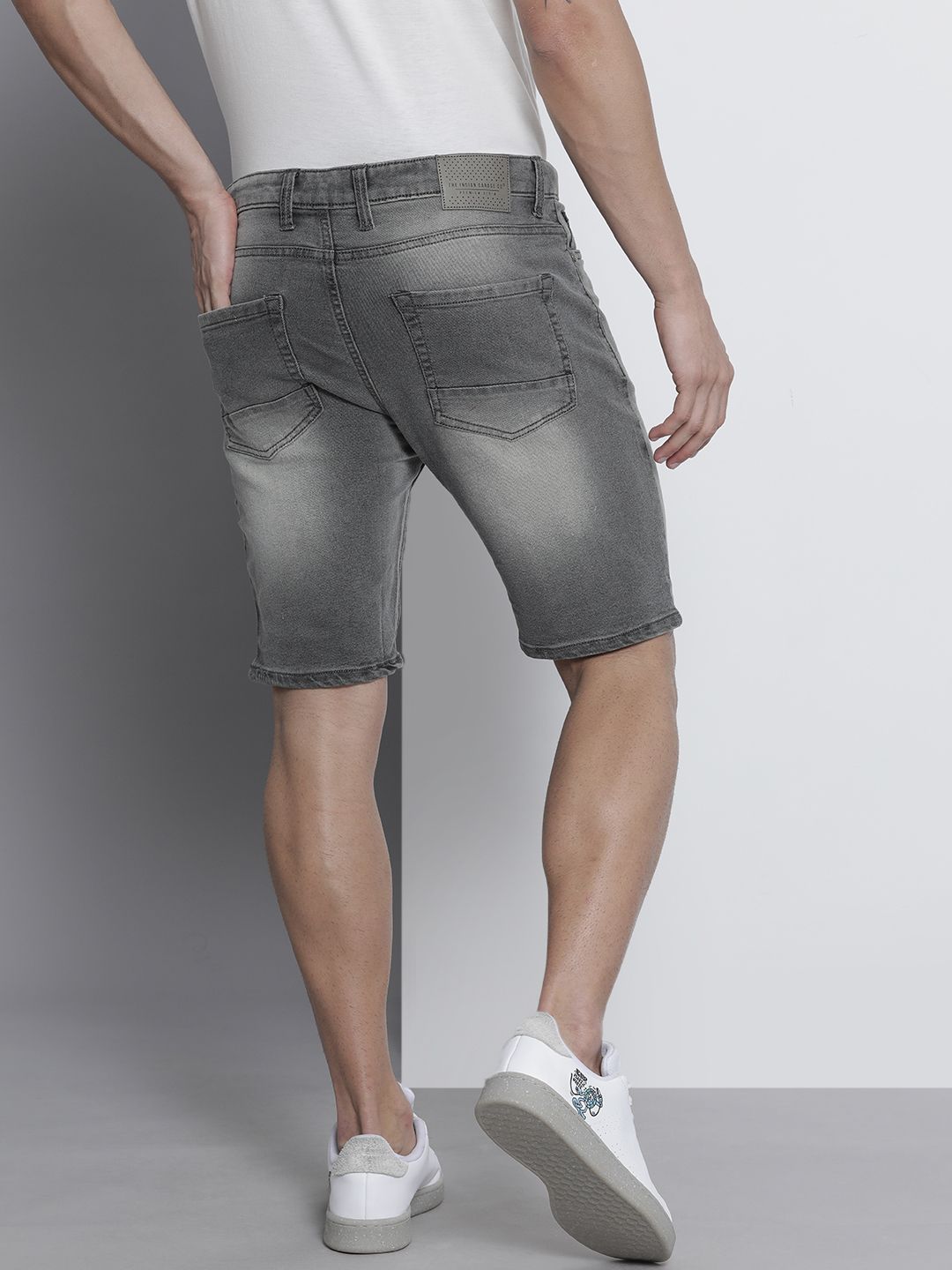 Seluar pendek denim Garage CO Lelaki Grey Grey