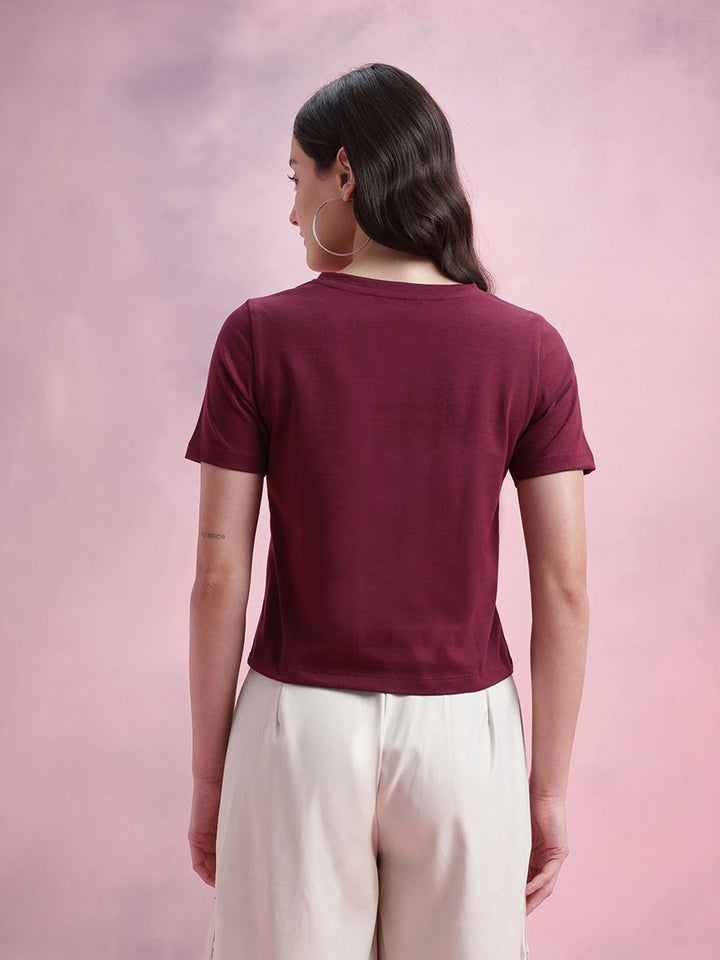DressBerry Women Solid T-shirt