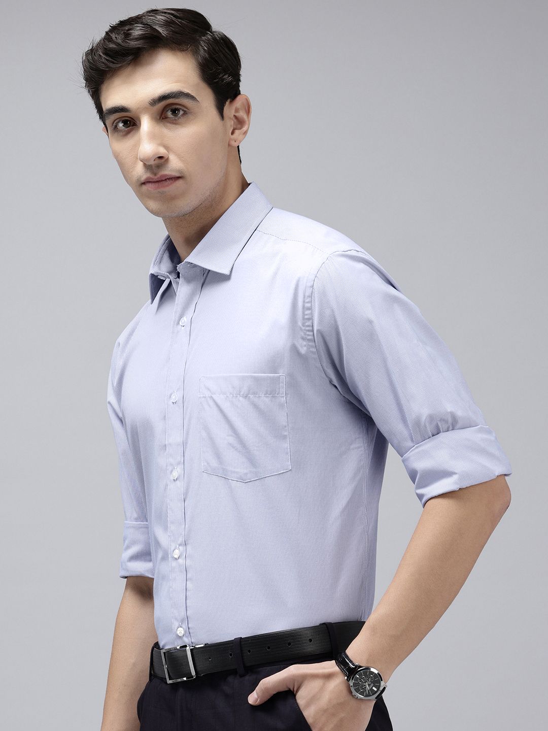 Park Avenue Striped Formal Shirt