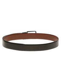 Teakwood Leathers Men Textured Leather Reversible Belt
