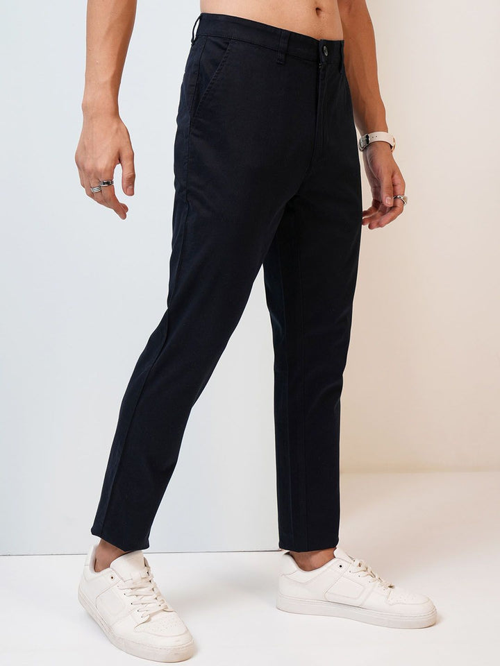 HIGHLANDER Men Soft Feel Twill Chino Trousers