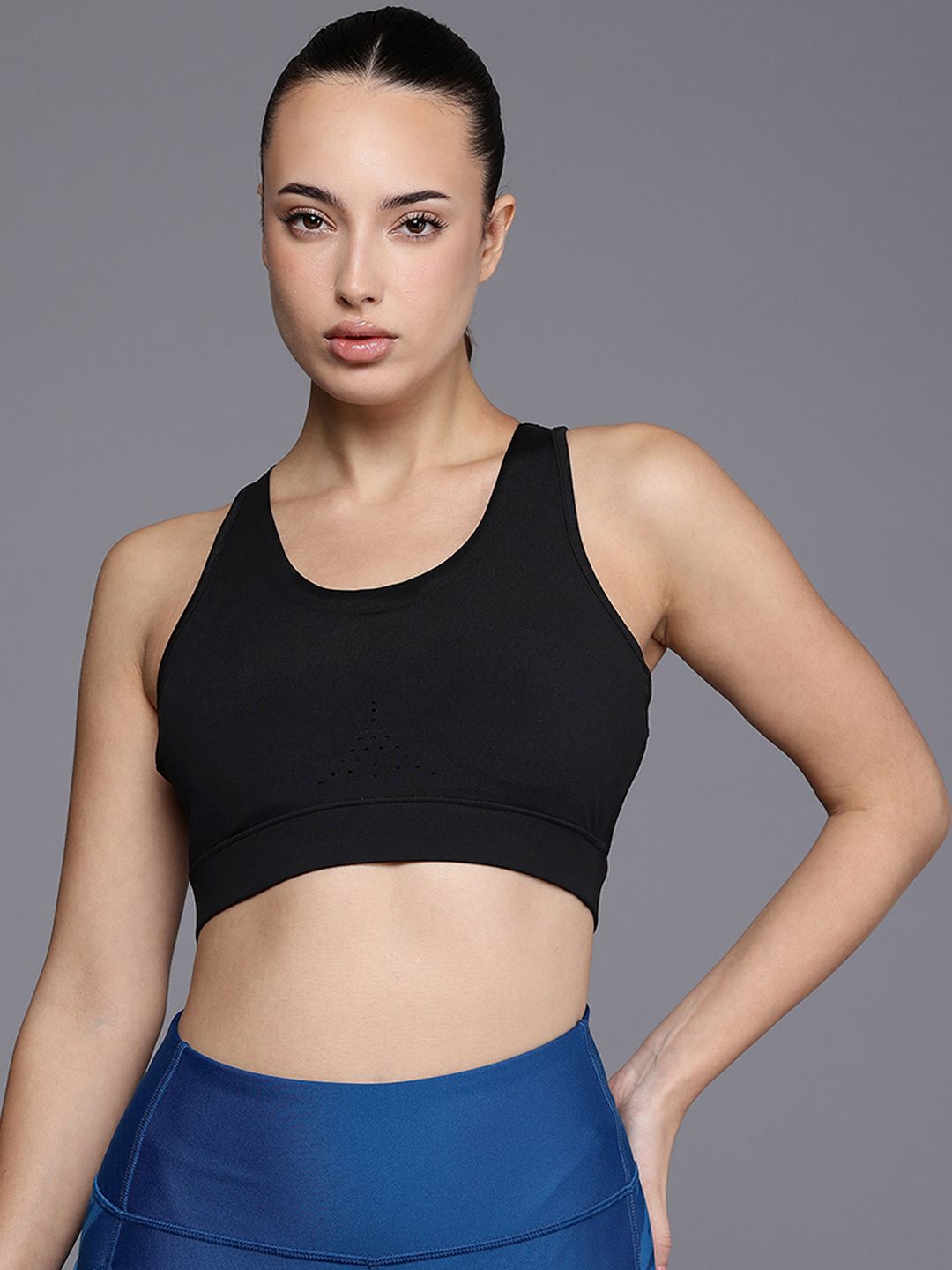 HRX by Hrithik Roshan PERFORMANCEBONDED Rapid-Dry Running Bra AW24_W_BA_KRS003_03