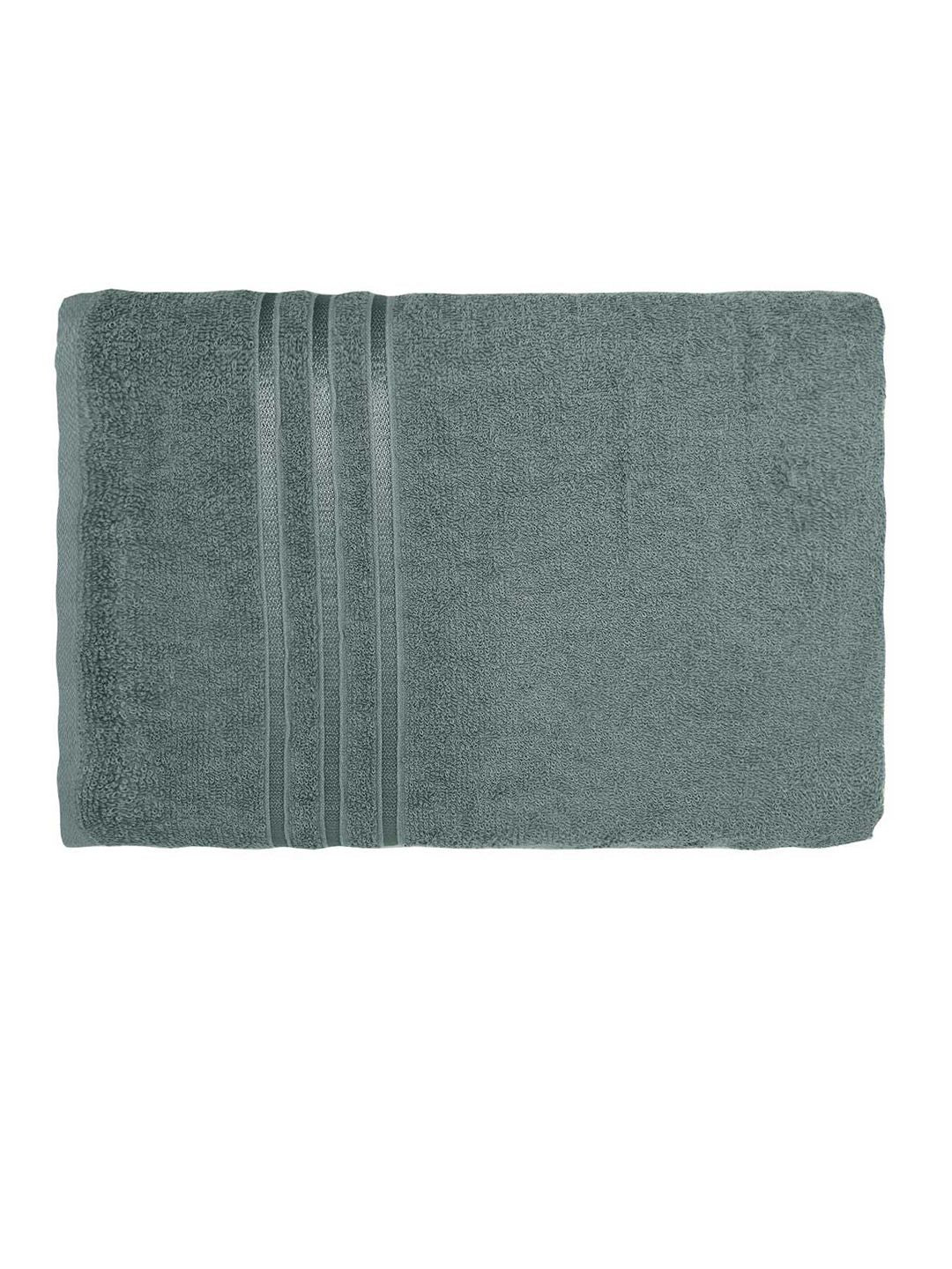 MYTRIDENT Brown 400 GSM Pure-Cotton Bath Towel