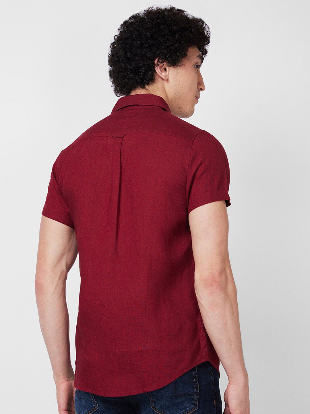 SPYKAR Linen Casual Shirt