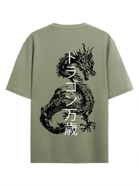 ADRO Men Printed Raw Edge T-shirt