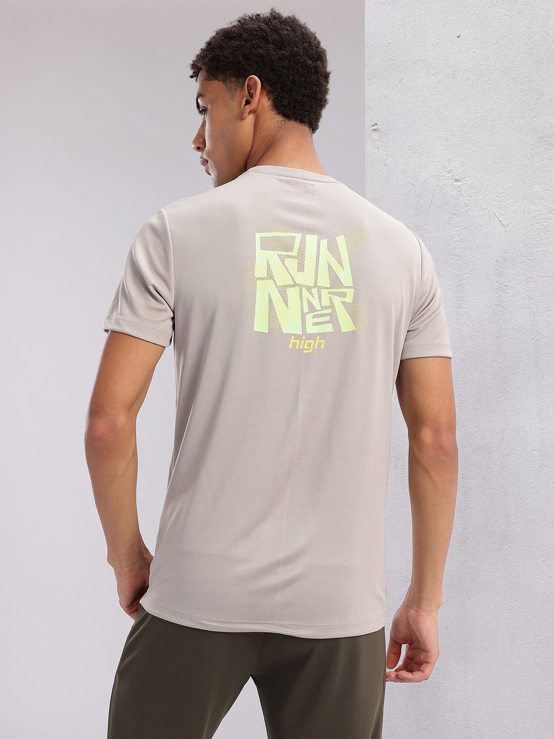 HRX by Hrithik Roshan Typography Print Rapid-Dry Running T-shirt