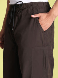 Bene Kleed Men Solid Classic Loose Fit Cargos Trousers