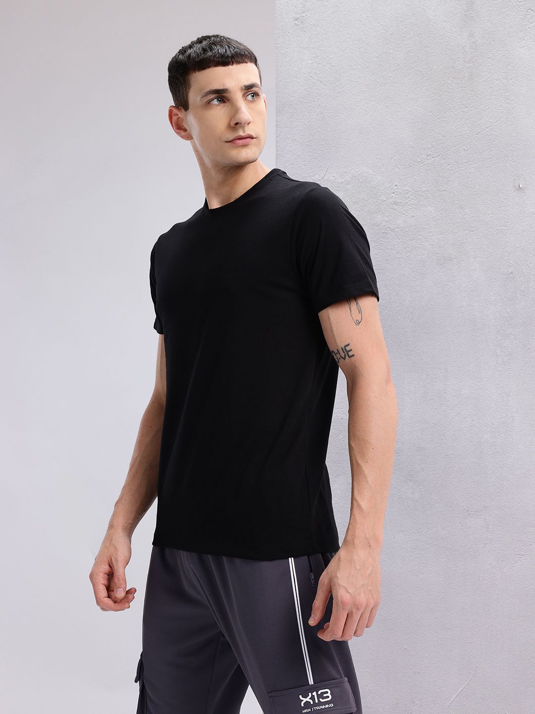 HRX by Hrithik Roshan Men Typography Printed Training T-shirt