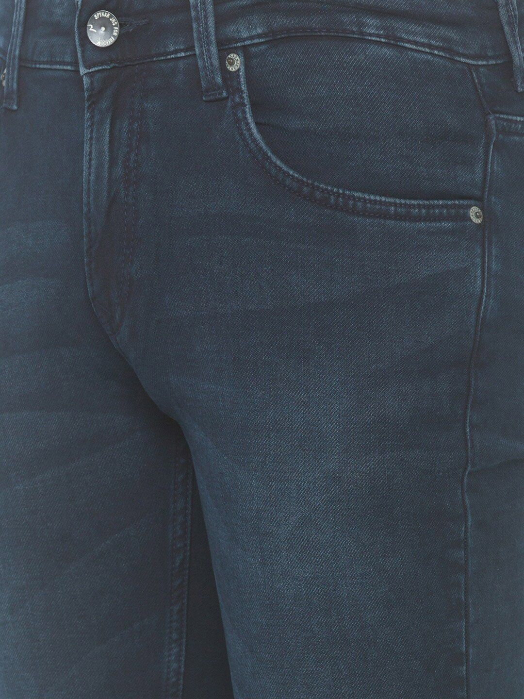 SPYKAR Men Blue Skinny Fit Low-Rise Stretchable Jeans