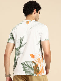 Being Human Graphic Printed Pure Cotton Slim Fit T-shirt