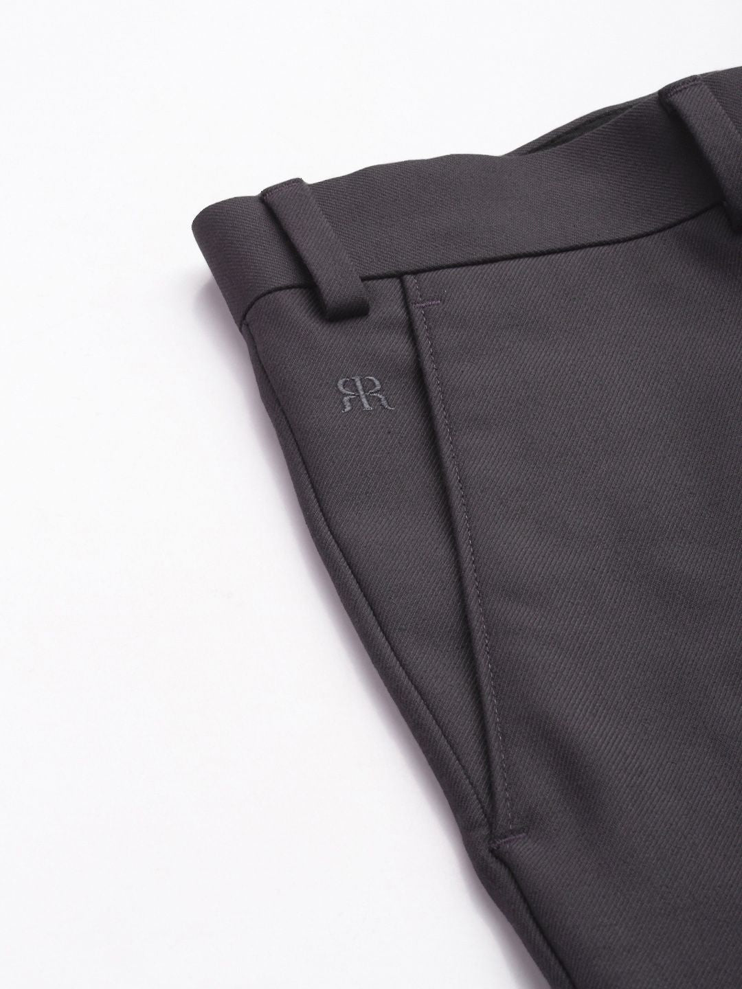 Raymond Solid Slim Fit Trousers
