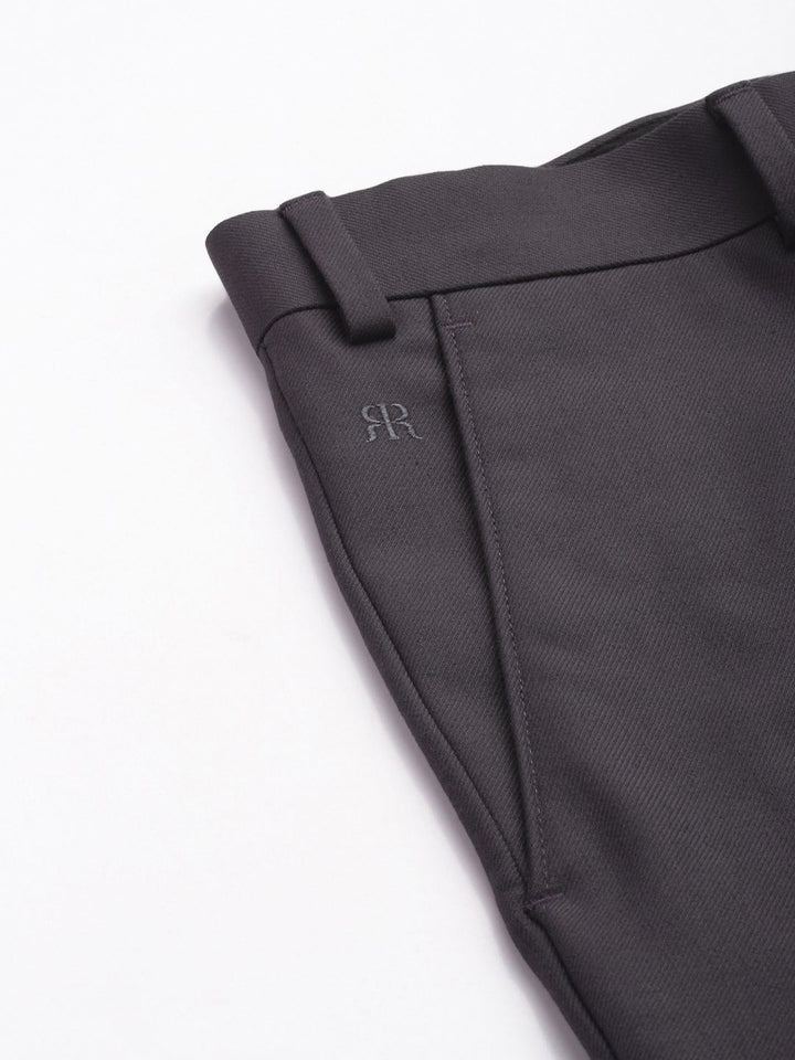 Raymond Solid Slim Fit Trousers