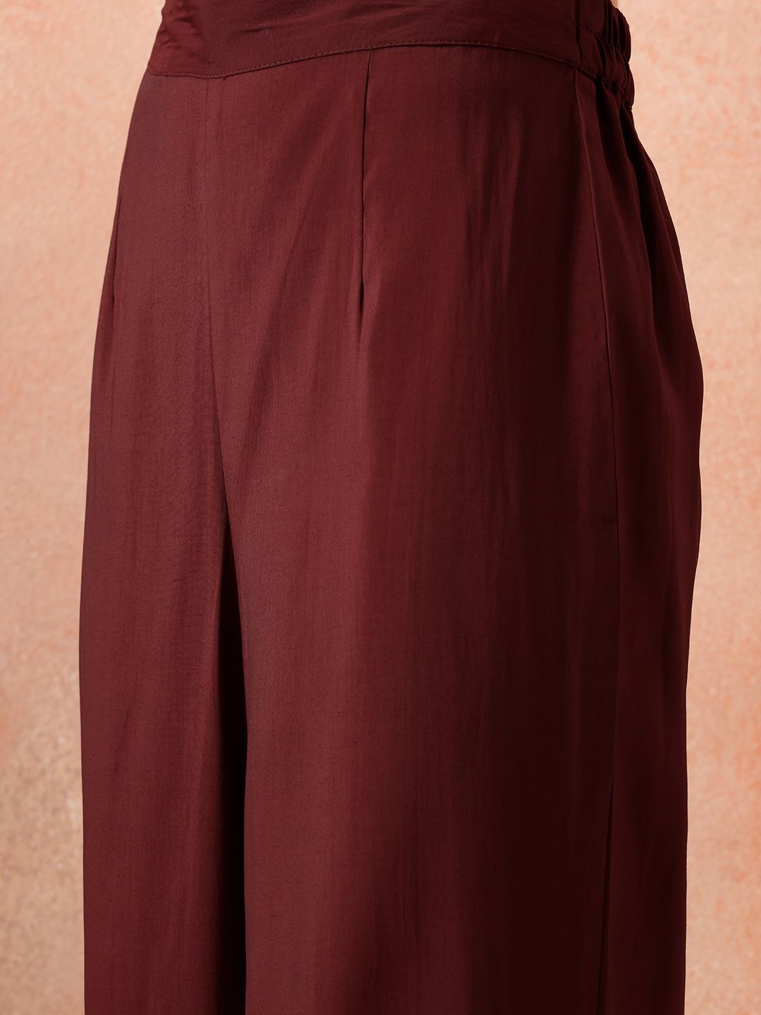 all about you Contrast Neck Ethnic Co-Ords