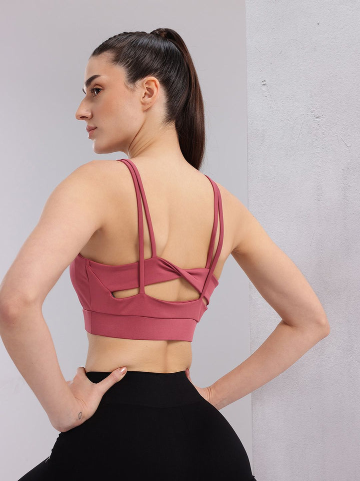 HRX by Hrithik Roshan Half Coverage Lightly Padded Yoga Bra