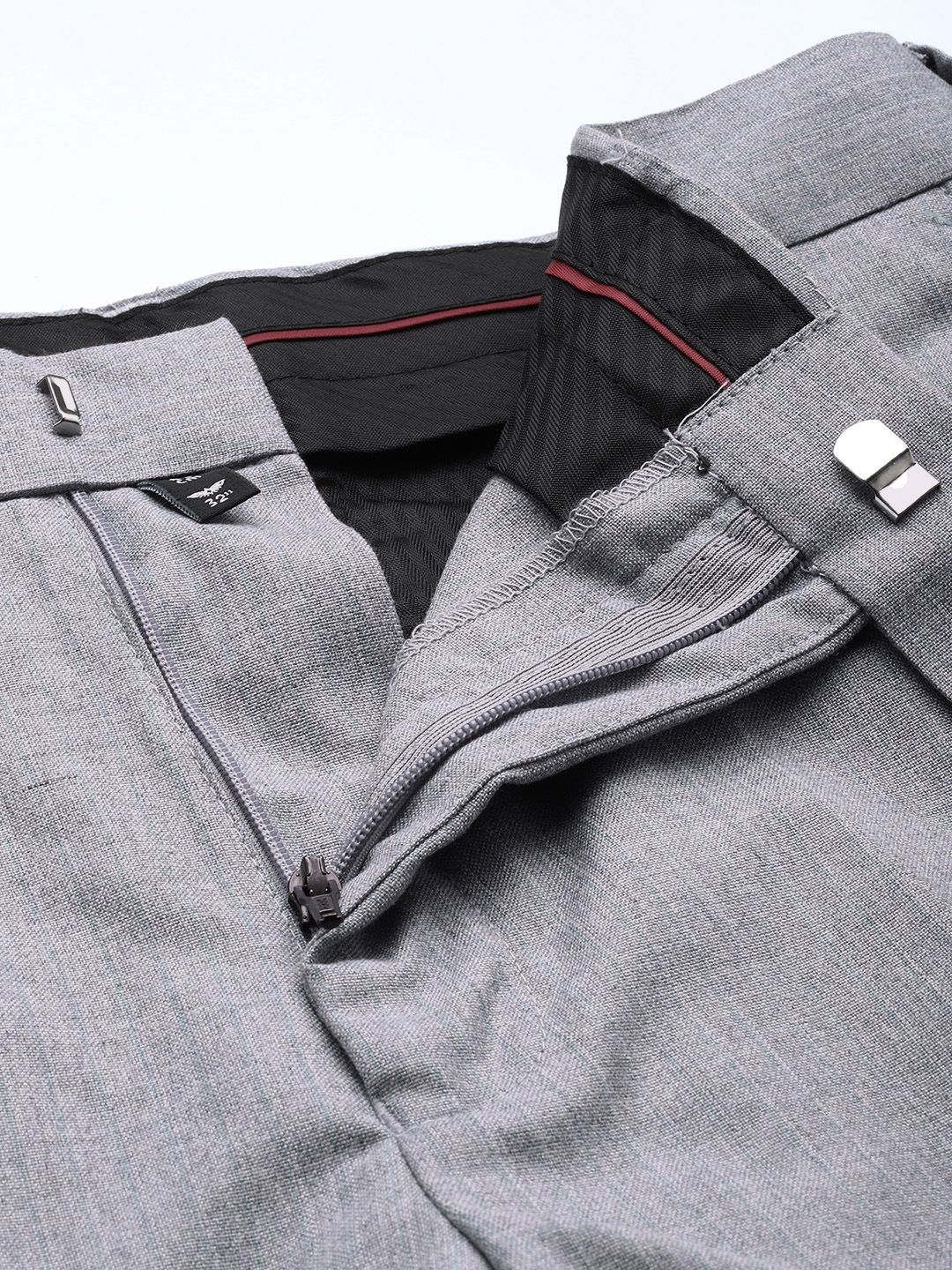 Park Avenue Men Striped Formal Trousers