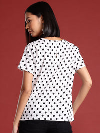 all about you Polka Dot Printed Top