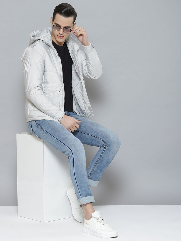 Highlander Lelaki Jaket Berat Berdood Pepejal