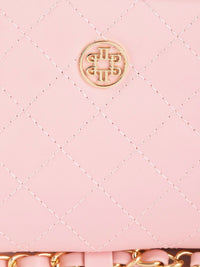 Lino Perros Pink Quilted Small Sling Bag