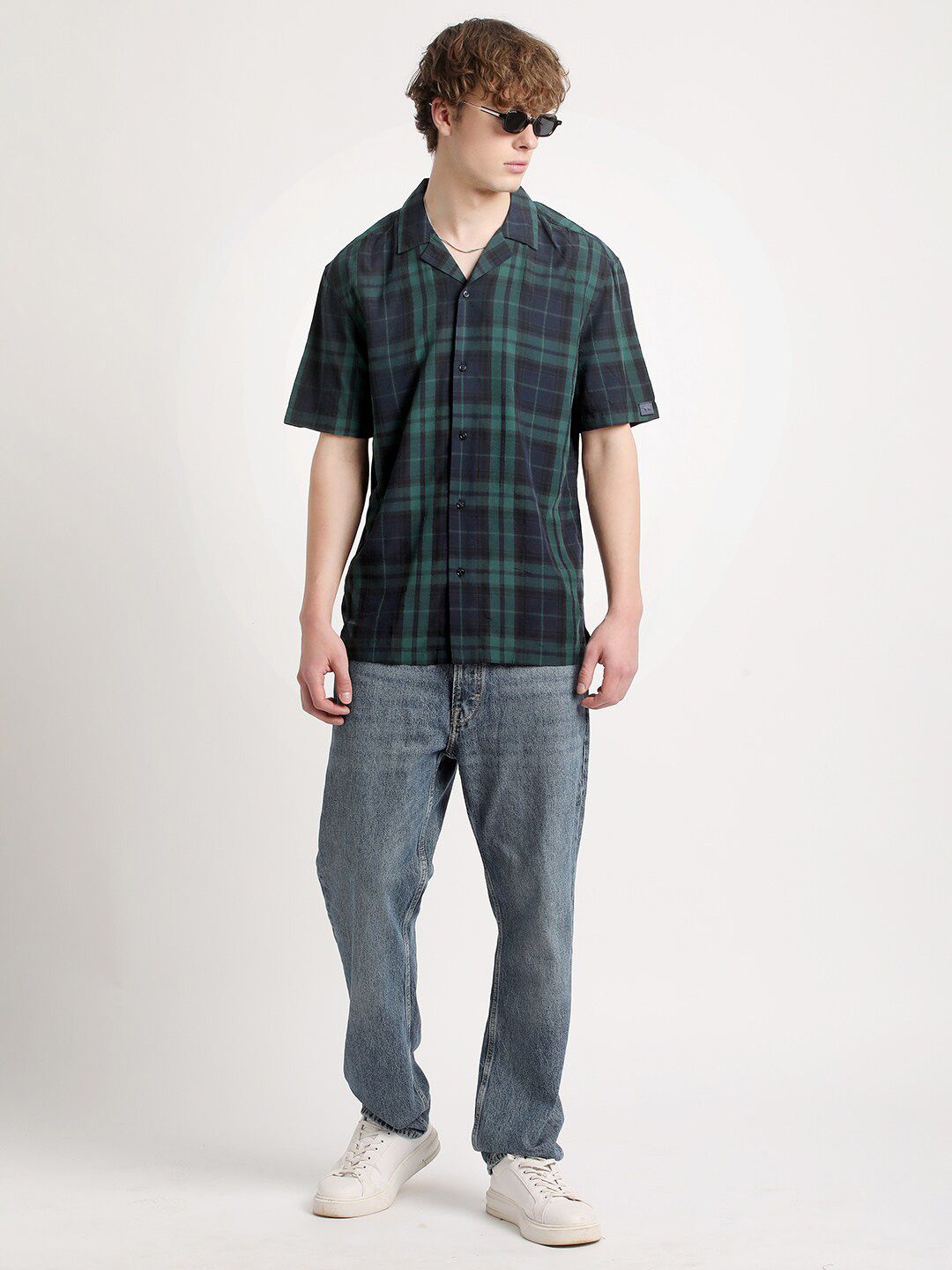 THE BEAR HOUSE Tartan Checks Cotton Casual Shirt
