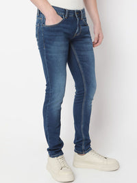 SPYKAR Men Cotton Slim Fit Low-Rise Light Fade Stretchable Jeans