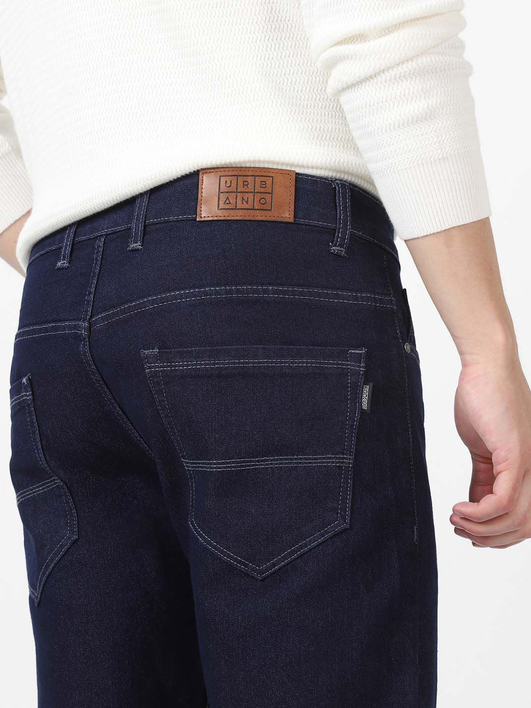 Urbano Fashion Men Blue Slim Fit Stretchable Jeans