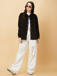 Being Human Women Opaque Casual Oversized Shirt