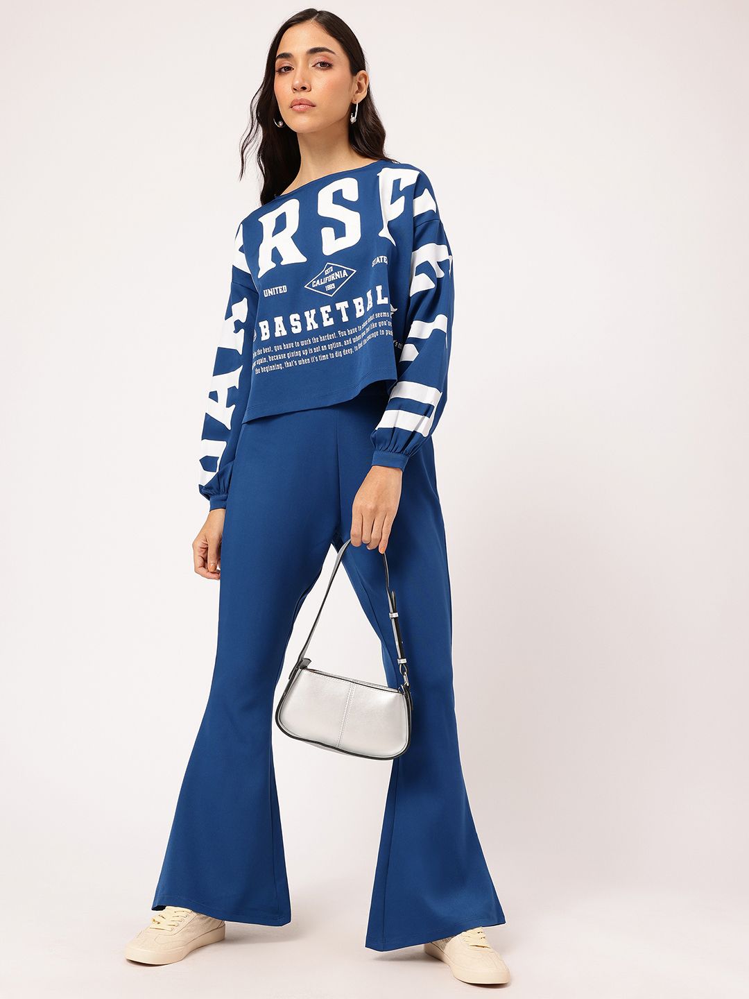 DressBerry Urban Statement Boxy Typography Printed Co-Ords