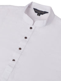 SOJANYA Checked Mandarin Collar Straight Kurta