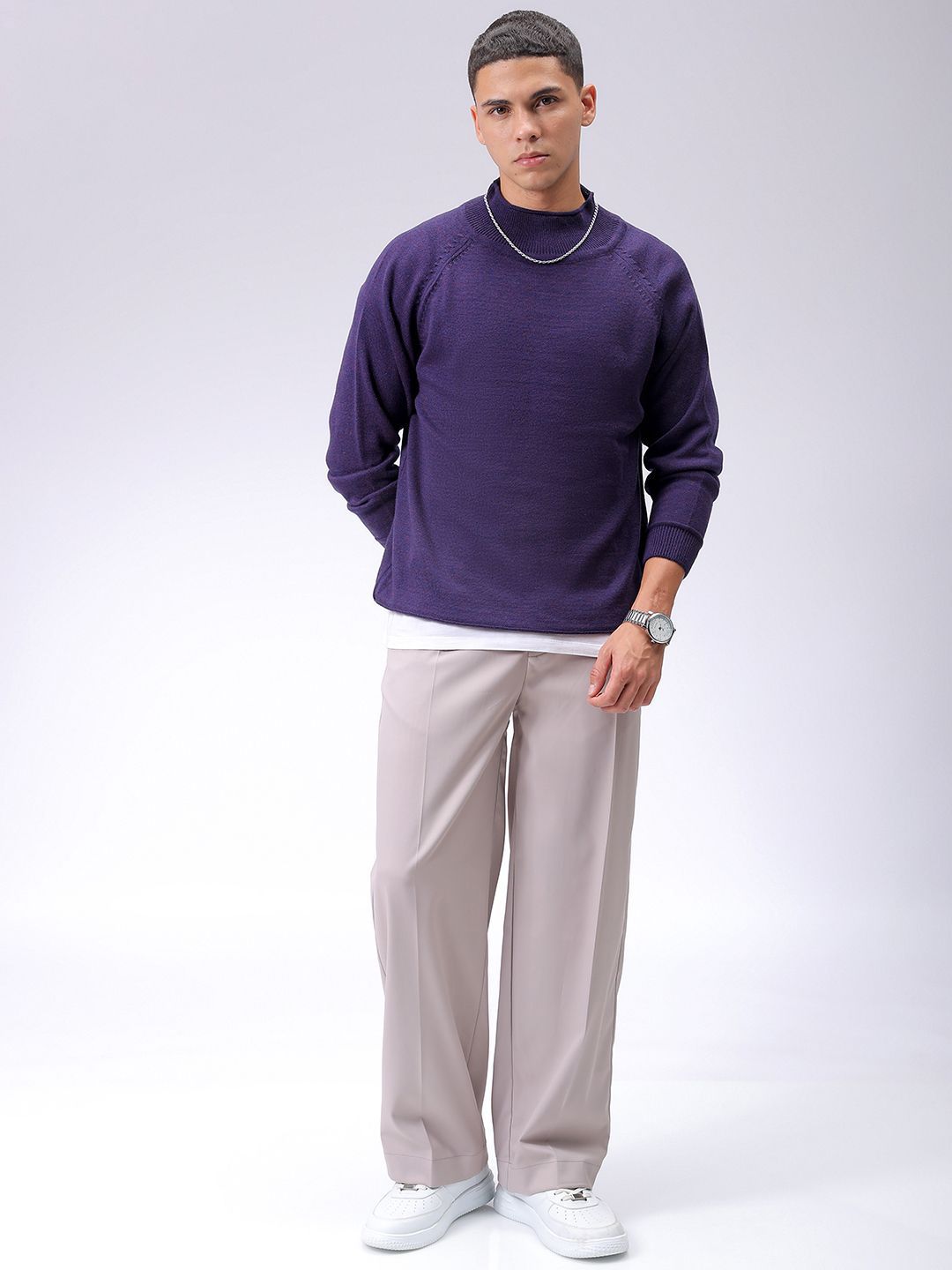 The Indian Garage Co Men Round Neck Pullover