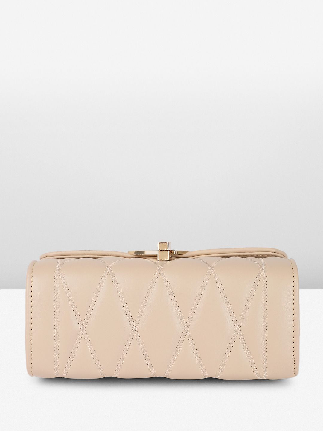 DressBerry Structured Quilted Shoulder Bag