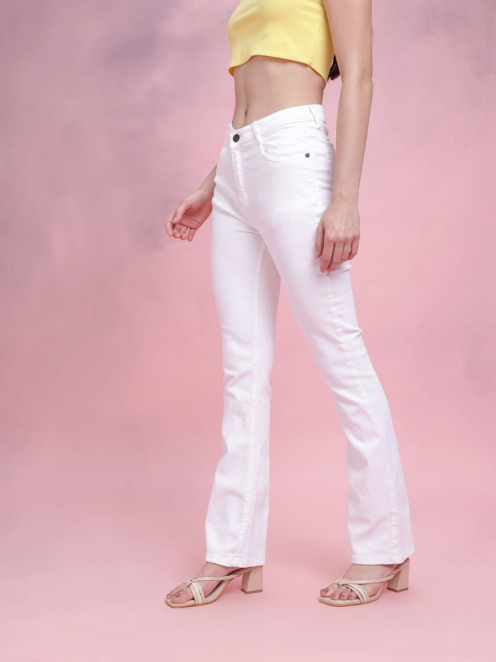 DressBerry Women Bootcut Mid-Rise Stretchable Jeans
